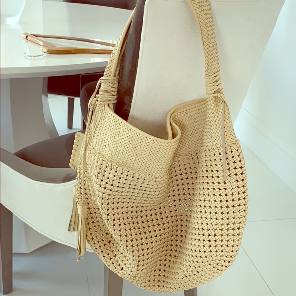 Ralph Lauren braided leather slouchy shoulder bag
